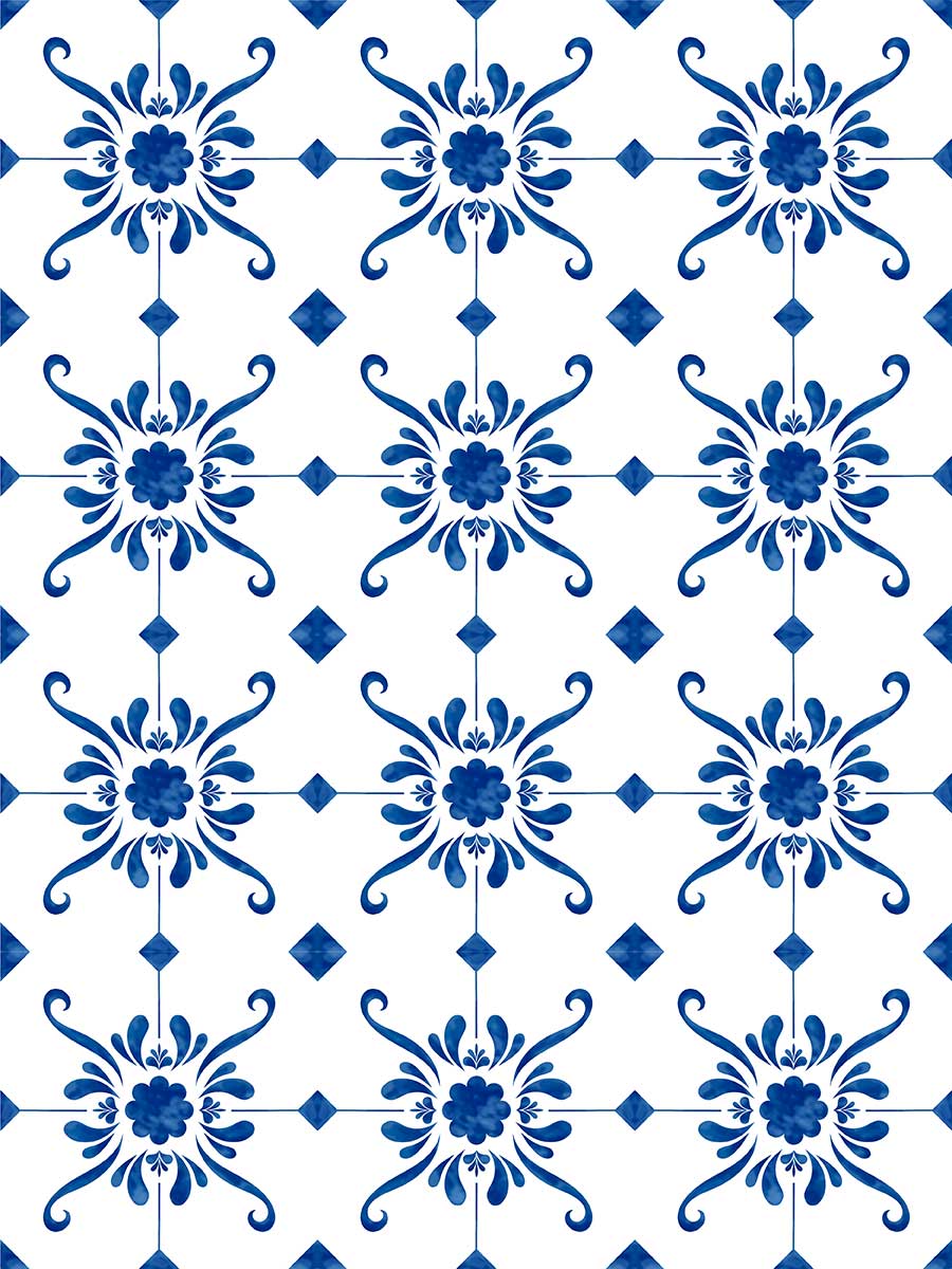 Blue tiles