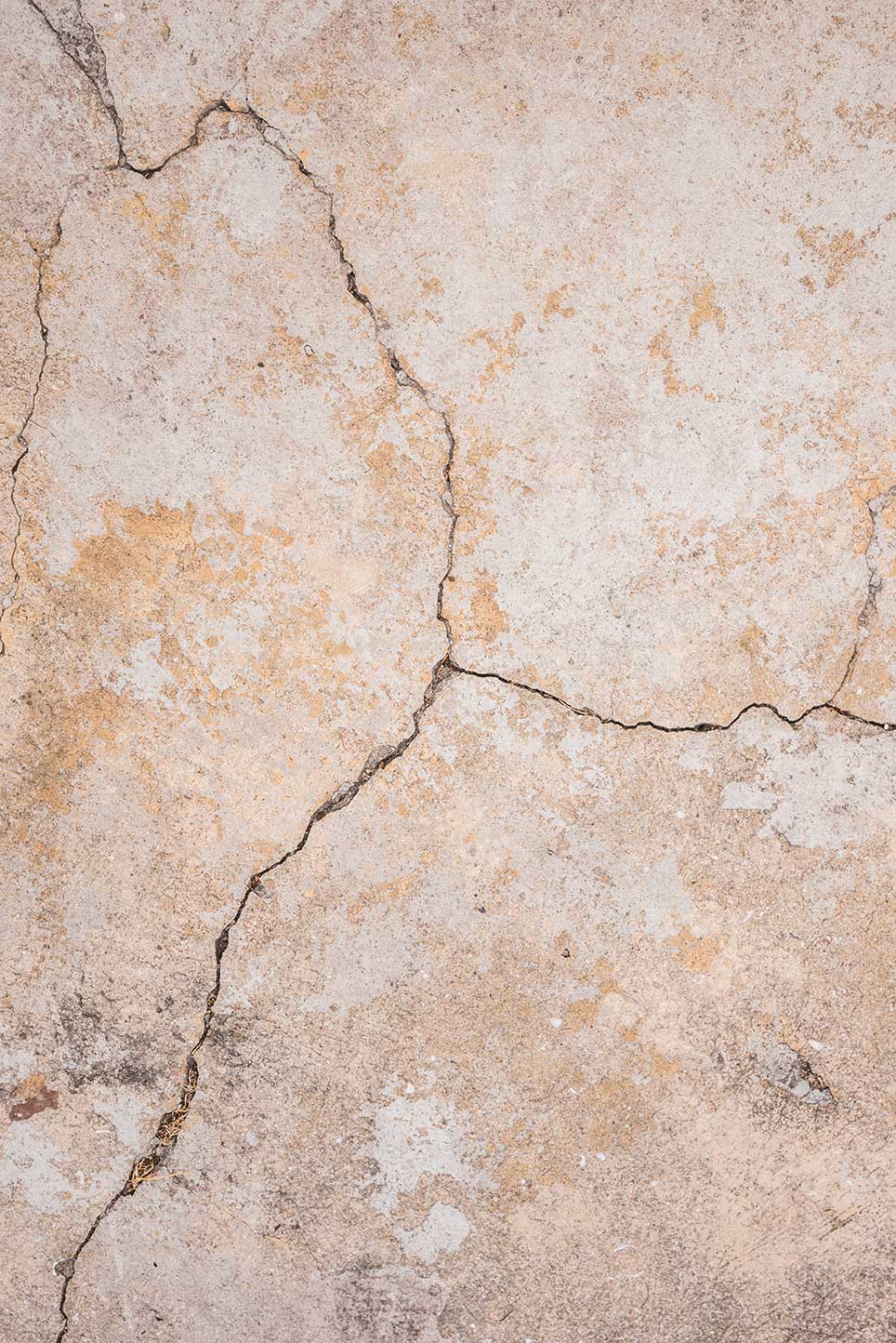 Cracked wall