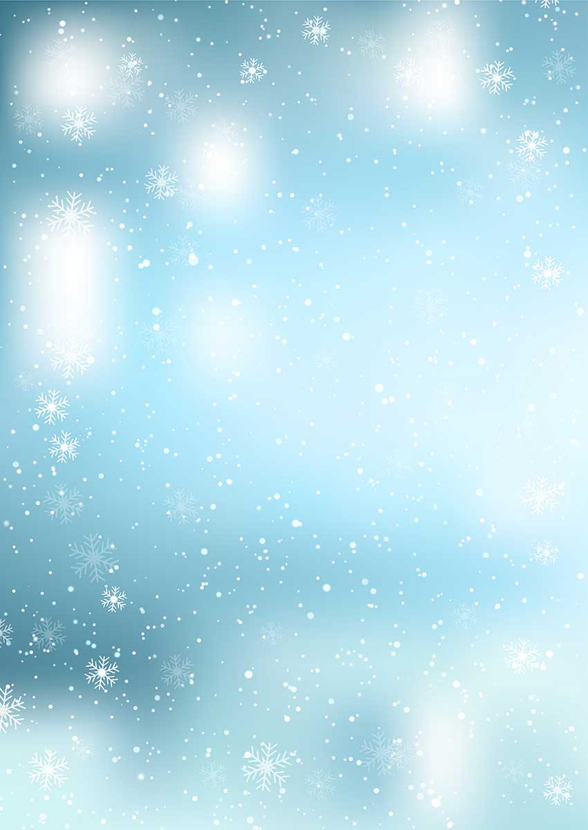 Falling snowflakes