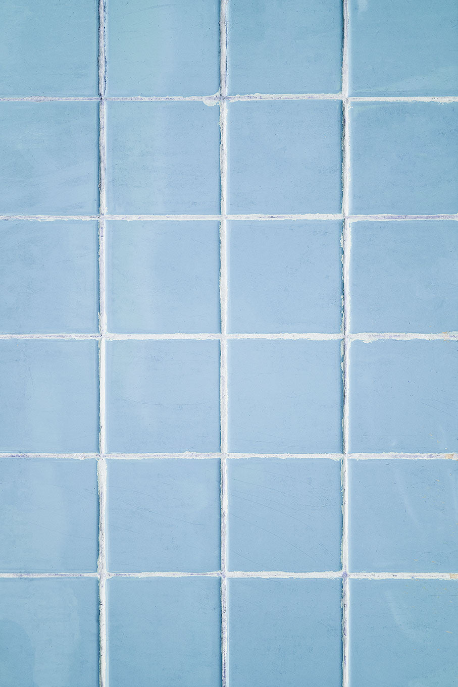 Pastel blue tiles