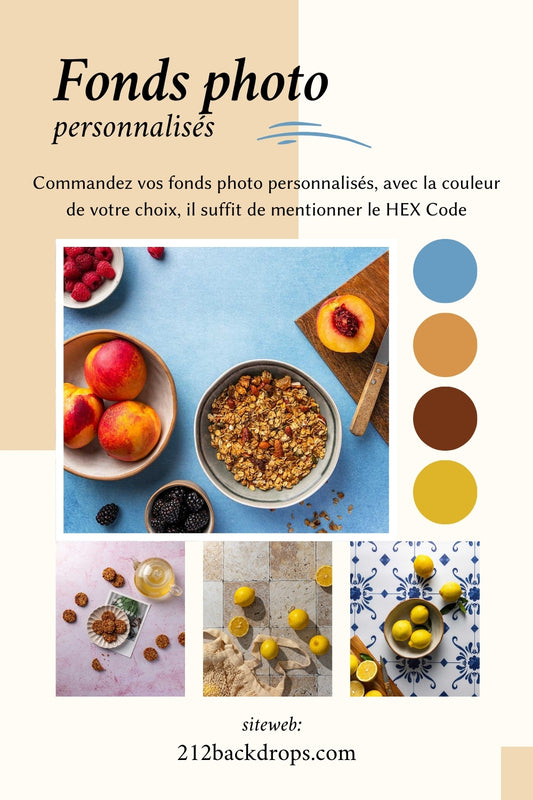 NEW! Fonds photo personnalisés